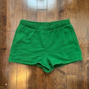 Aritzia Tna Cozy Fleece Boyfriend Shorts